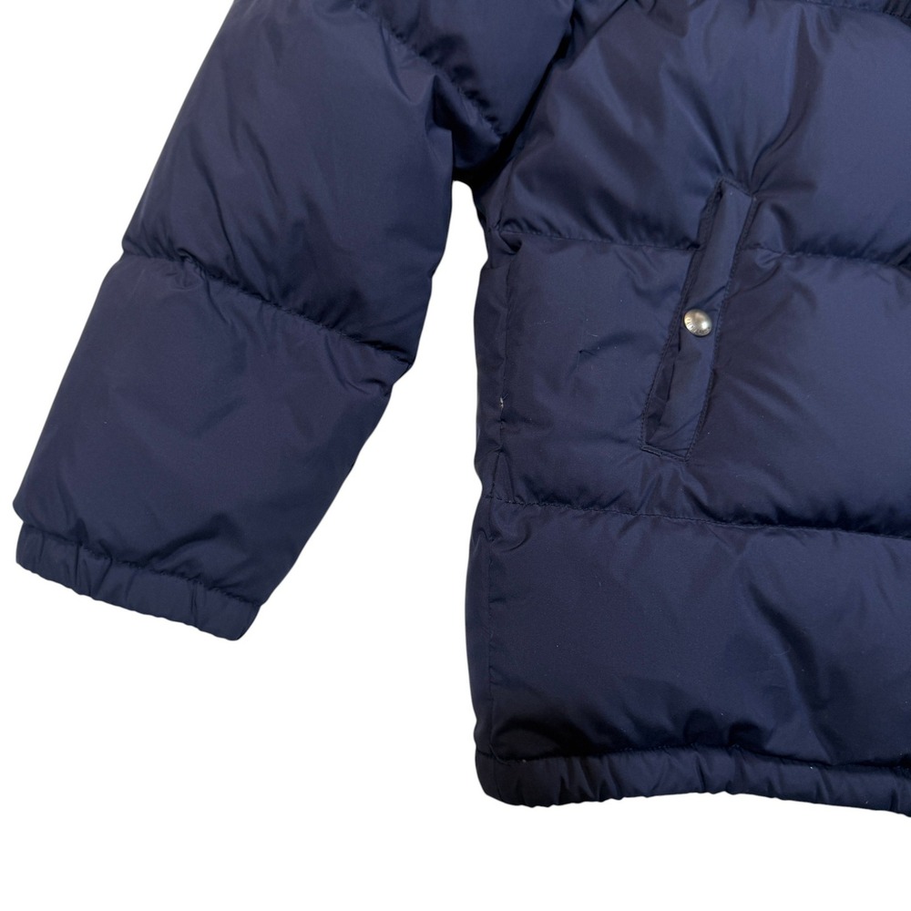 Polo Ralph Lauren Down Puffer Hooded Jacket Youth XL 18-20 Navy Blue Quilted - Picture 9 of 13